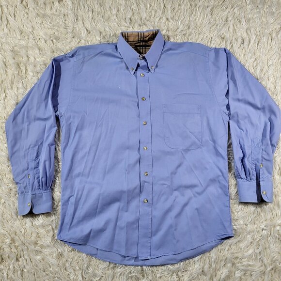 Burberry Other - Burberry London Button Down Long Sleeve Blue Shirt - Size M